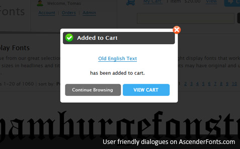 Live font preview and parsing