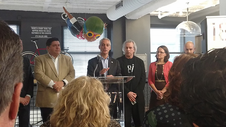 Devbridge mentioned by Mayor Emanuel at 1871