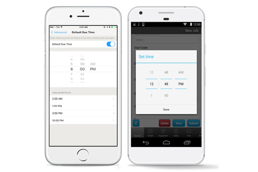 Controls can look different across various platforms