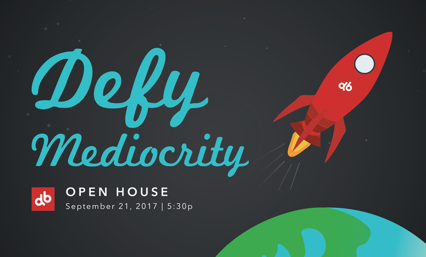 Defy Mediocrity open-house event September 21
