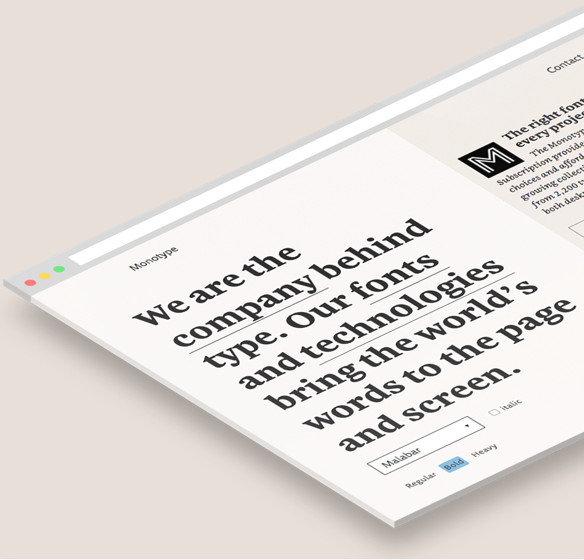 Largest font e-commerce engine