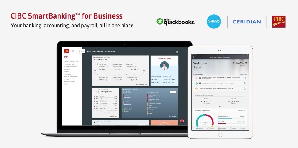 CIBC unveils first banking platform for SMEs that integrates banking, accounting and payroll