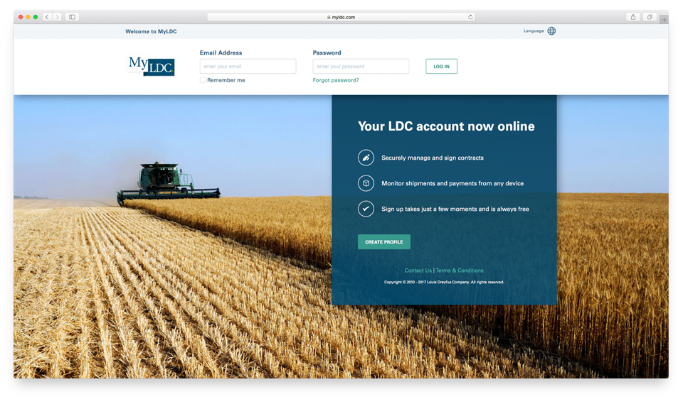 MyLDC customer web portal