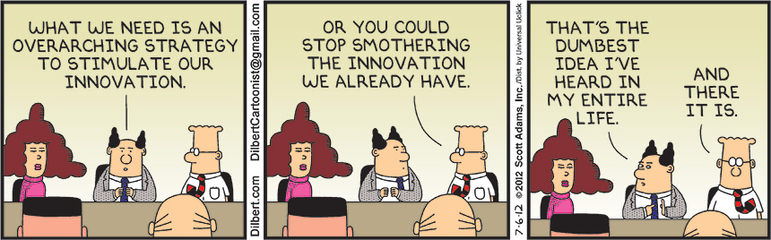 Innovation by Dilbert